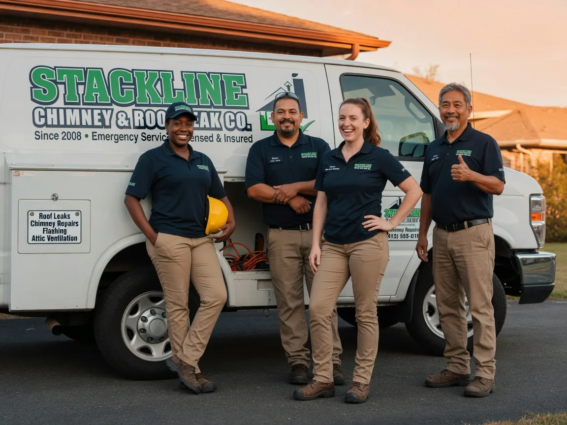 Chimney flashing repair company in Acton, CA